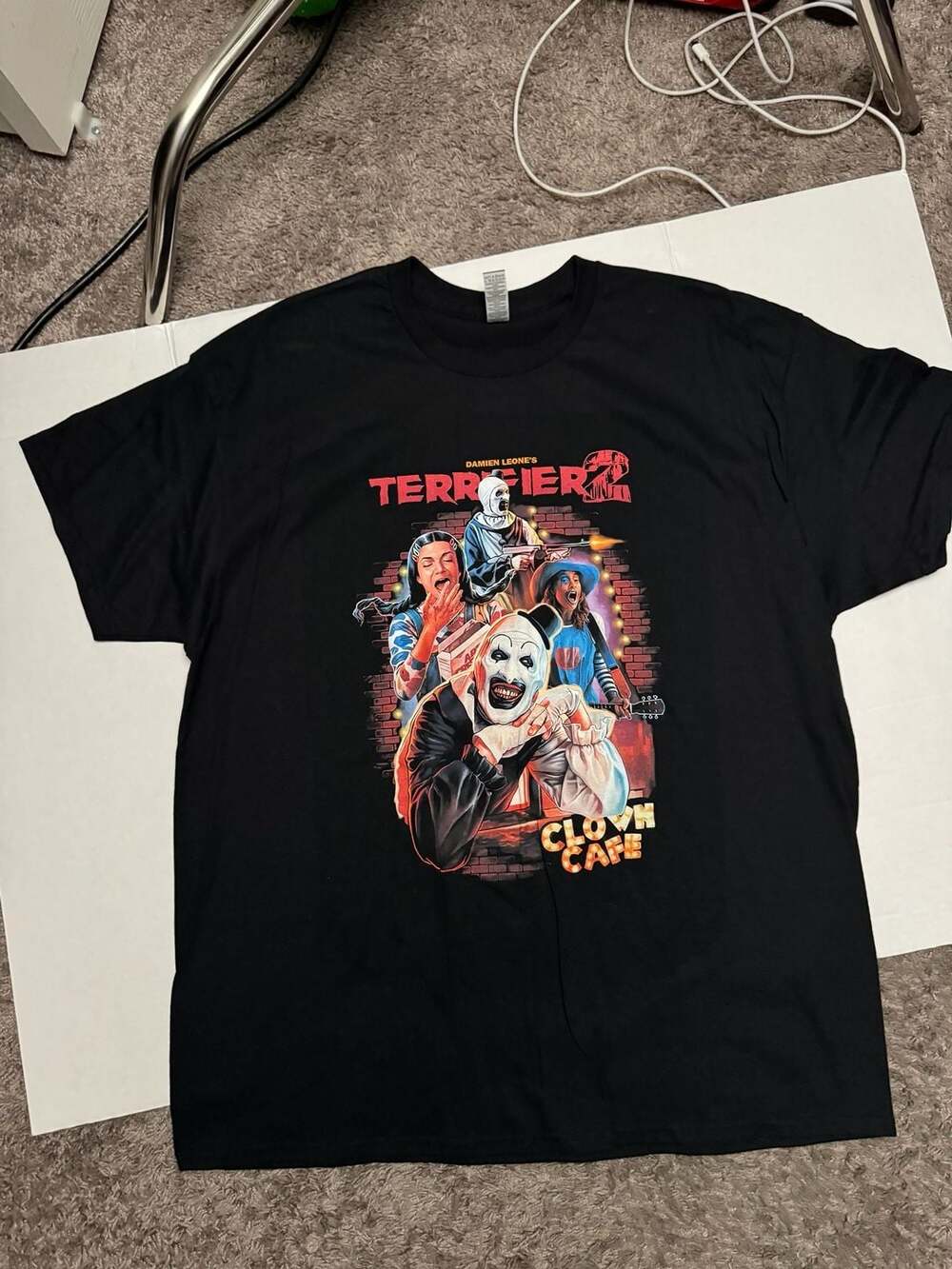 Terrifier 2 Clown Cafe Graphic T-Shirt